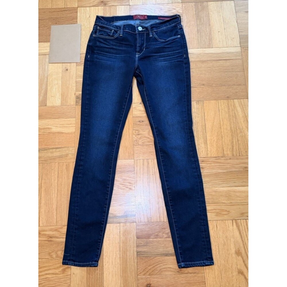 Lucky Brand Brooklyn Skinny Jeans Women’s Size 29/2 Dark Wash Stretch Denim
